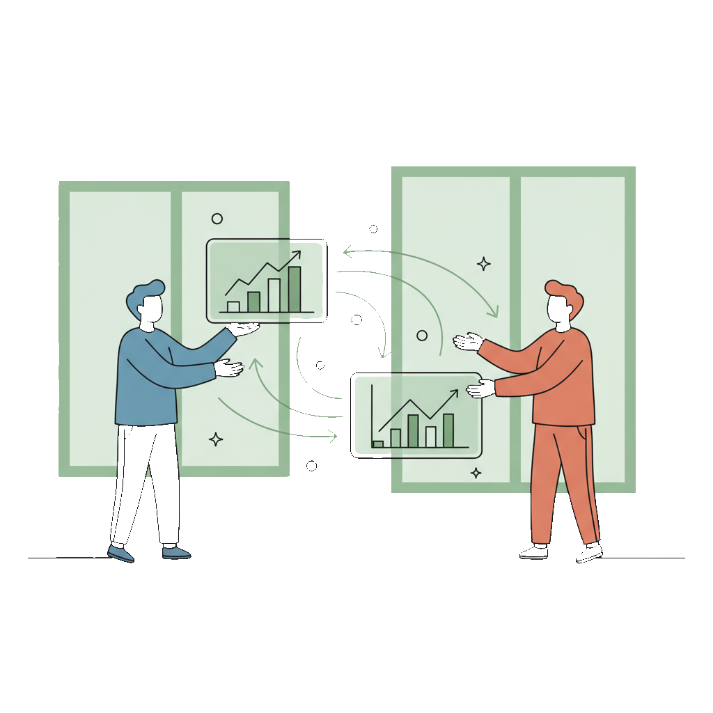 Ilustração: comunicação transparente